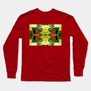 Pattern of Abstract Free-range Chicken Long Sleeve T-Shirt